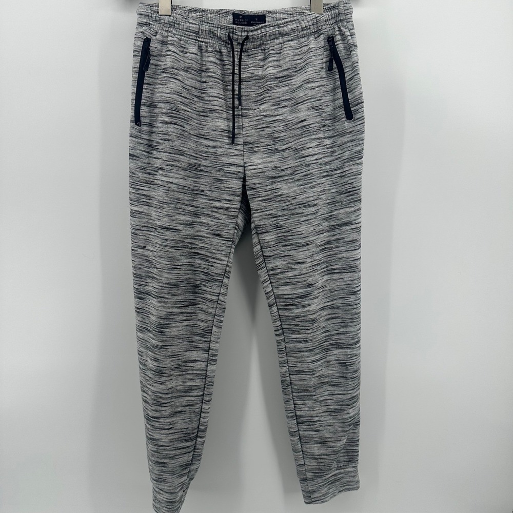 PUBLIC RECORD Mens‎ Light Gray Heathered Standard Fit Jogger Sweatpants Size L - Picture 9 of 15